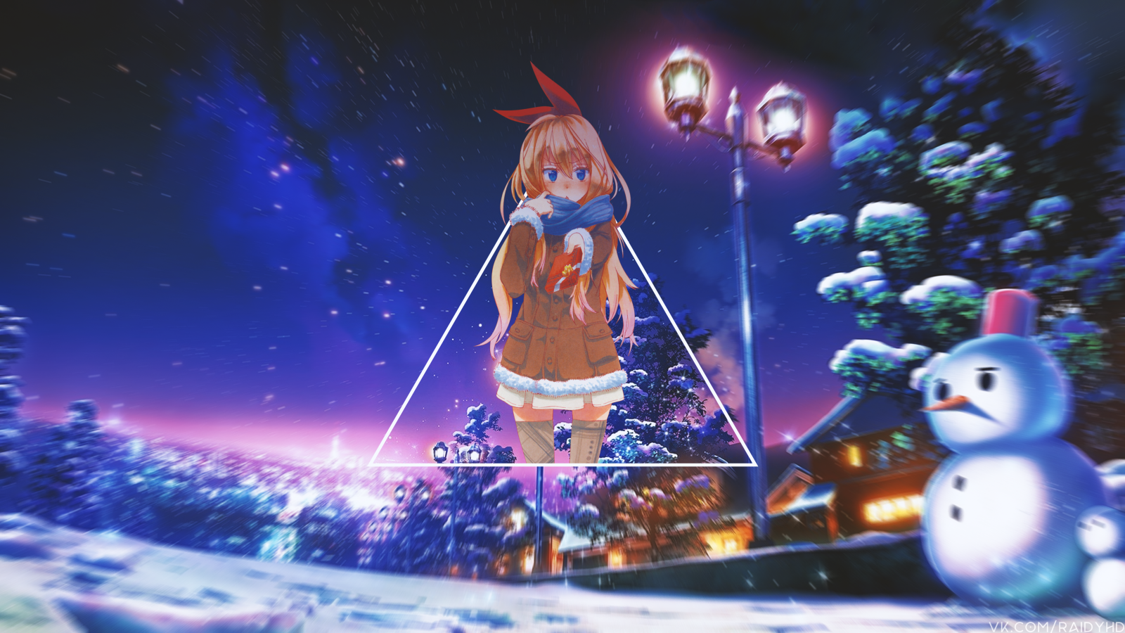 anime, anime lányok, picture in picture