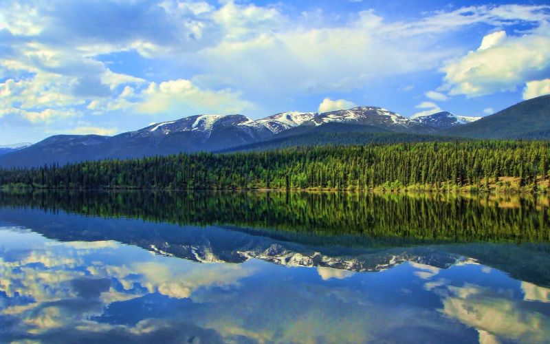 landscape, lake, nature, reflection, sky, morning landscape, lake, nature, reflection, sky, morning