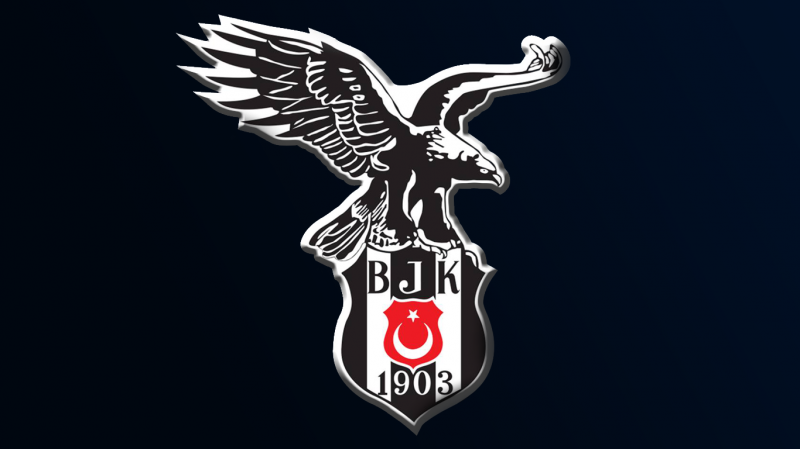 Besiktas J K, Karakartal, ilustrace, logo, křídlo, symbol Besiktas J K, Karakartal, ilustrace, logo, křídlo, symbol