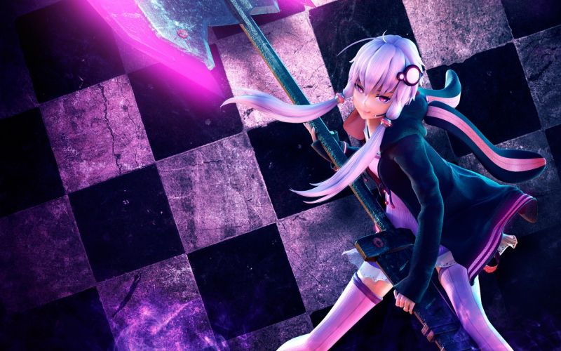 Vocaloid, Yuzuki Yukari, scene, skærmbillede, anime, mørke