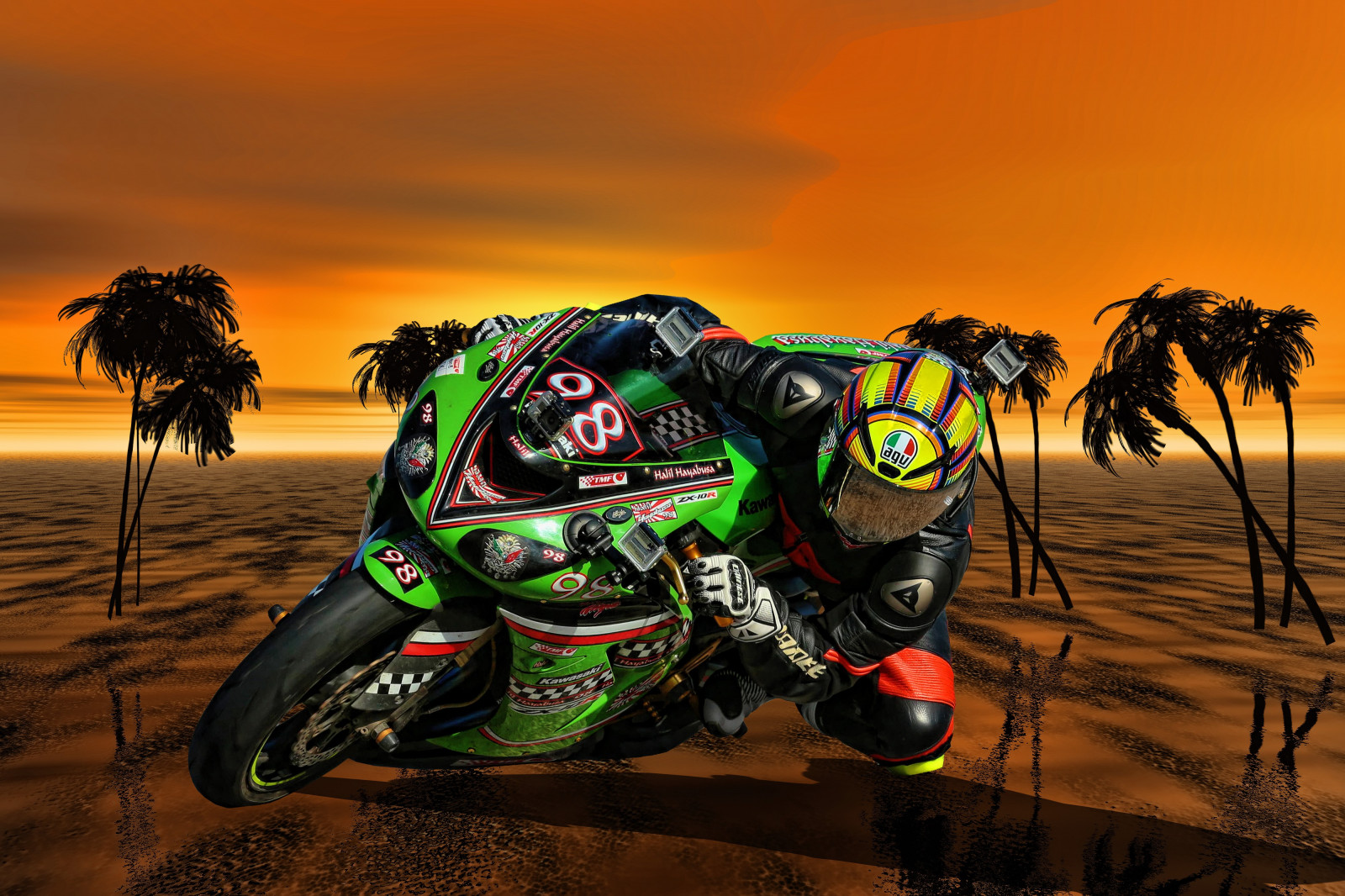 Honda, KTM, Triumph, motorcykel, Yamaha, Chauffør, Suzuki, daytona, Ducati, Moto Guzzi, Kawasaki, læder, Buell, Aprilia, Simson, Cagiva, Husqvarna, Dainese, BMV