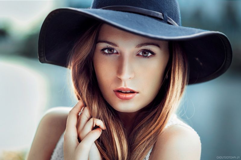 model, brýle, čepice, tvář, ženy, portrét model, brýle, čepice, tvář, ženy, portrét