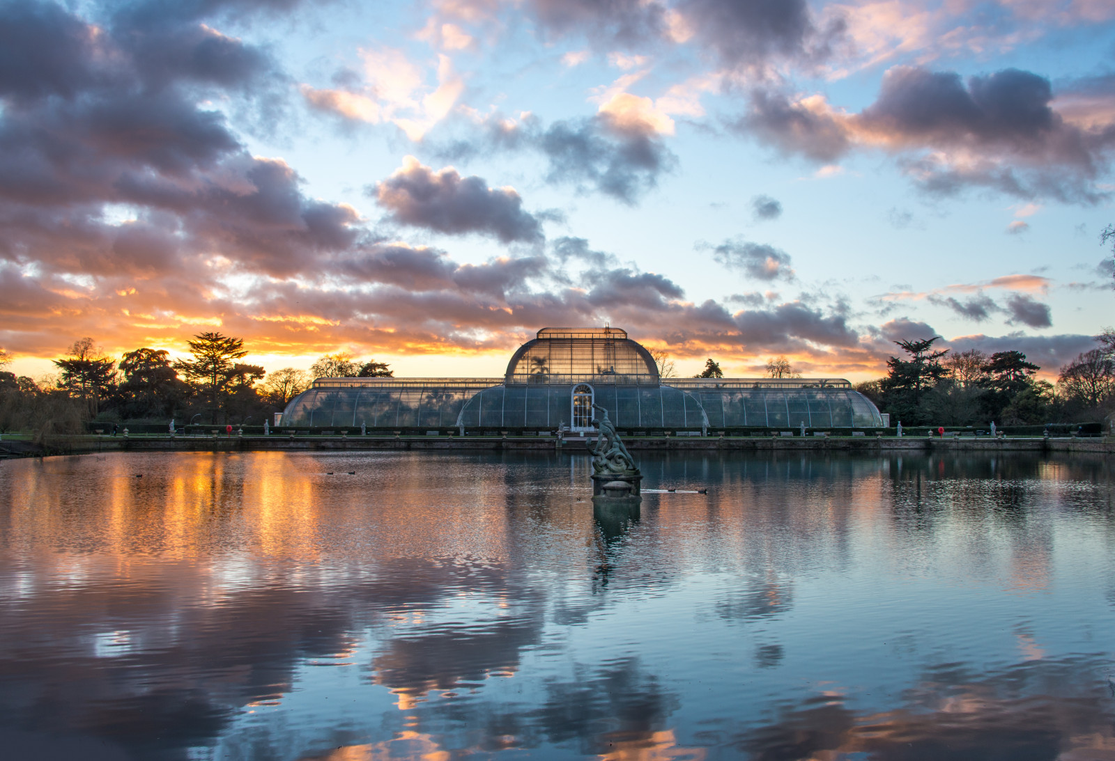 slunečnímu záření, krajina, západ slunce, město, jezero, voda, odraz, nebe, zima, mraky, svítání, uklidnit, večer, ráno, řeka, horizont, rybník, soumrak, banka, mrak, strom, svítání, zahrada, Botanická zahrada, palmhouse, nádrž, nikond800, počítač tapeta, vodní, odlesk, meteorologický jev, Kew, skleník, royalbotanicgardenskew, nikon28300mm