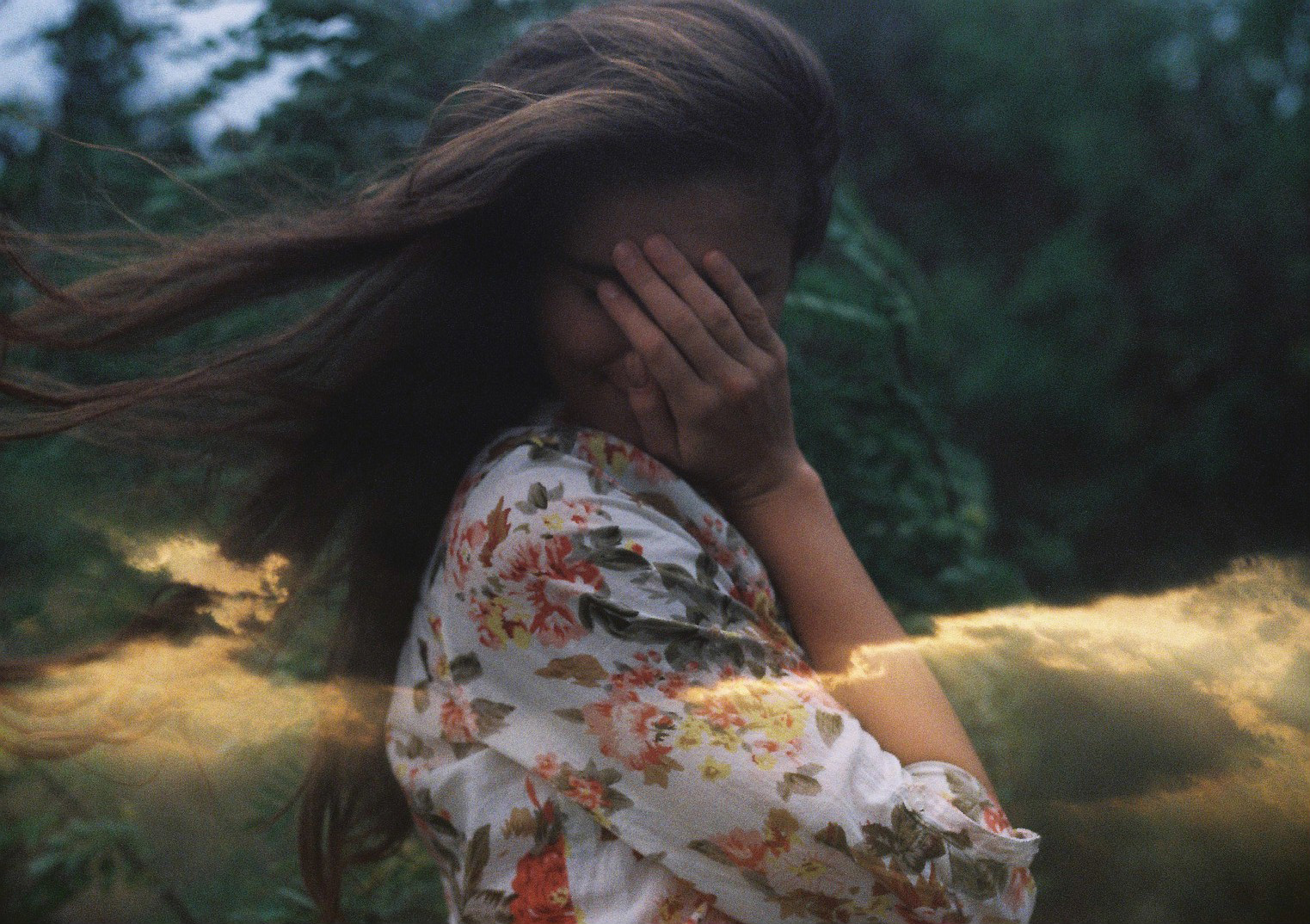 podzim, portrét, nebe, slunce, autoportrét, květ, film, košile, analogový, moje maličkost, fotografování, autoportrait, identita, 400, úkryt, multiexposure, anonymita, Paradies, Selftimmer, canon1000n