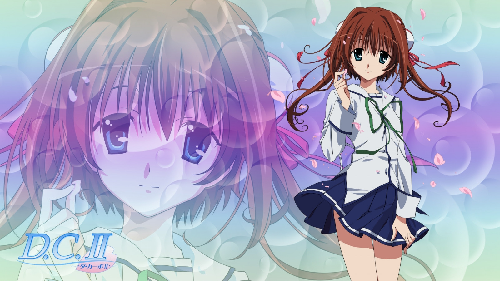 ilustrace, anime, bruneta, umělecká díla, sukně, vítr, da Capo, dívka, skica, mangaka, da capo ii, Asakura Yume