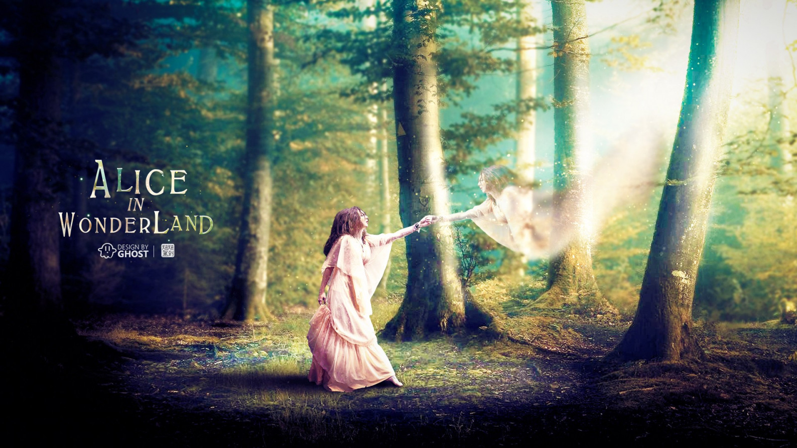 Wallpaper : sunlight, forest, morning, Alice in Wonderland, romance ...