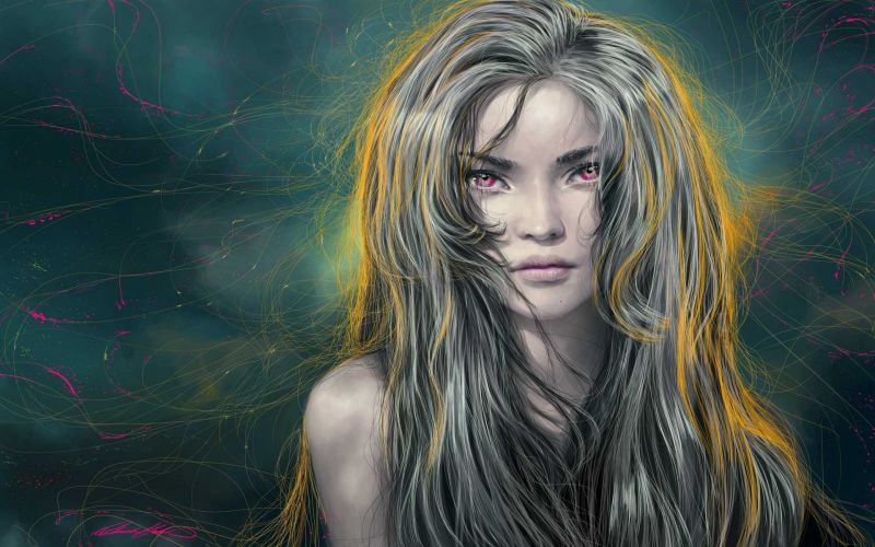 výkres, ilustrace, ženy, UMĚNÍ, portrét, mytologie výkres, ilustrace, ženy, UMĚNÍ, portrét, mytologie