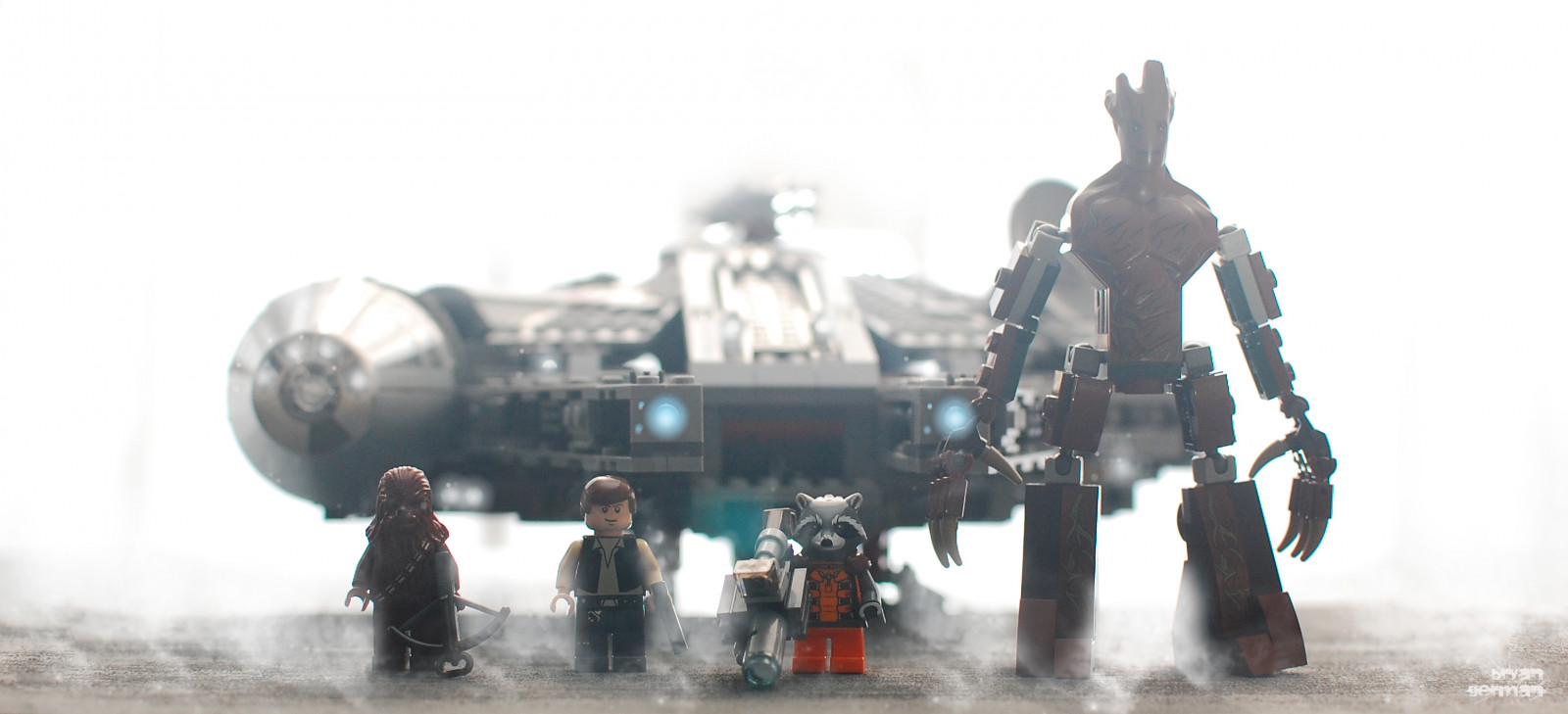 hvězdné války, LEGO, žvýkací, tisíciletí, Sokol, raketa, han, Groot