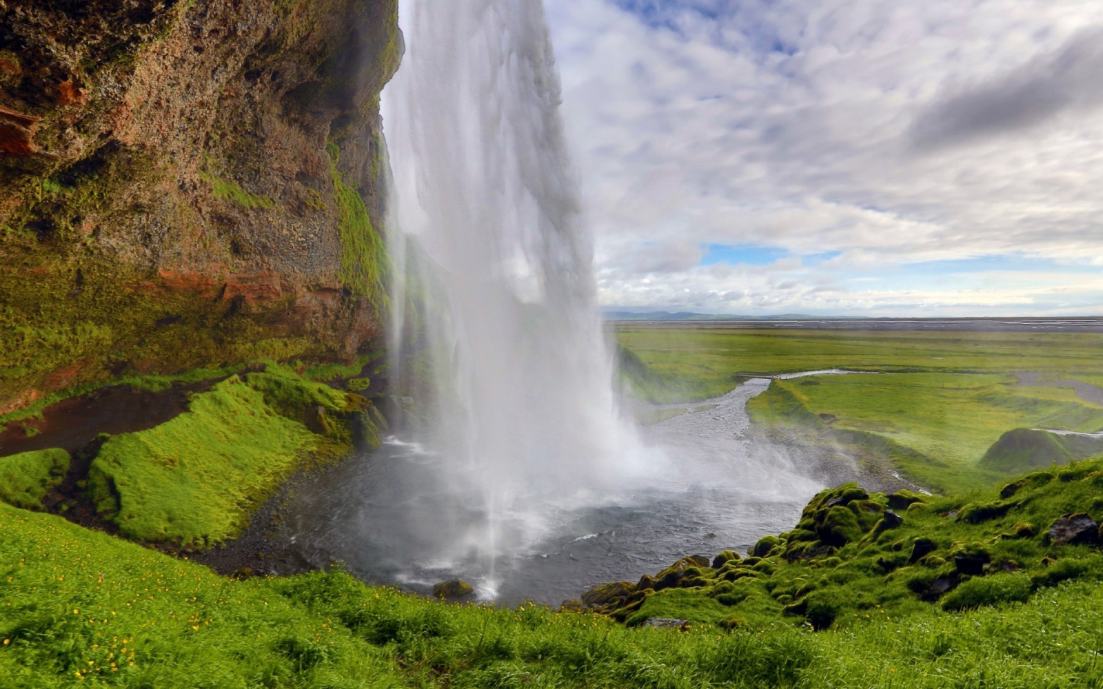 Hintergrundbilder : Landschaft, Wasserfall, Wasser, Natur, Island ...