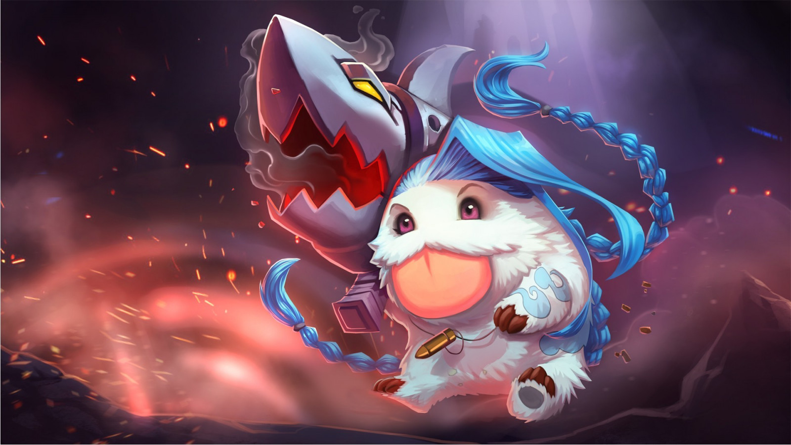 1920x1080 px, Uhranout, League of Legends, Poro