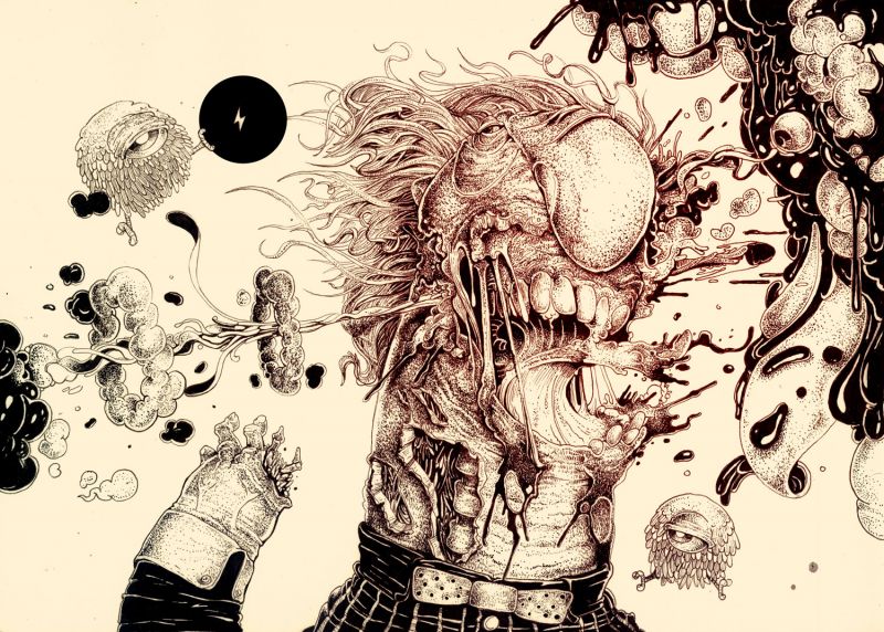 KUNST,svart og hvit,illustrasjon,tegning,human behavior,menneskelig