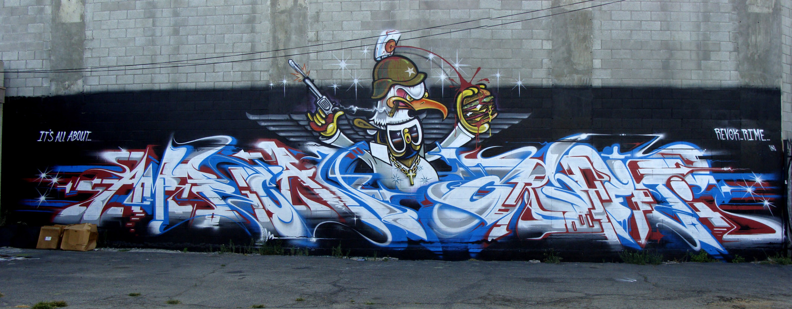 graffiti, KUNST, gadekunst, areal, vægmaleri, race