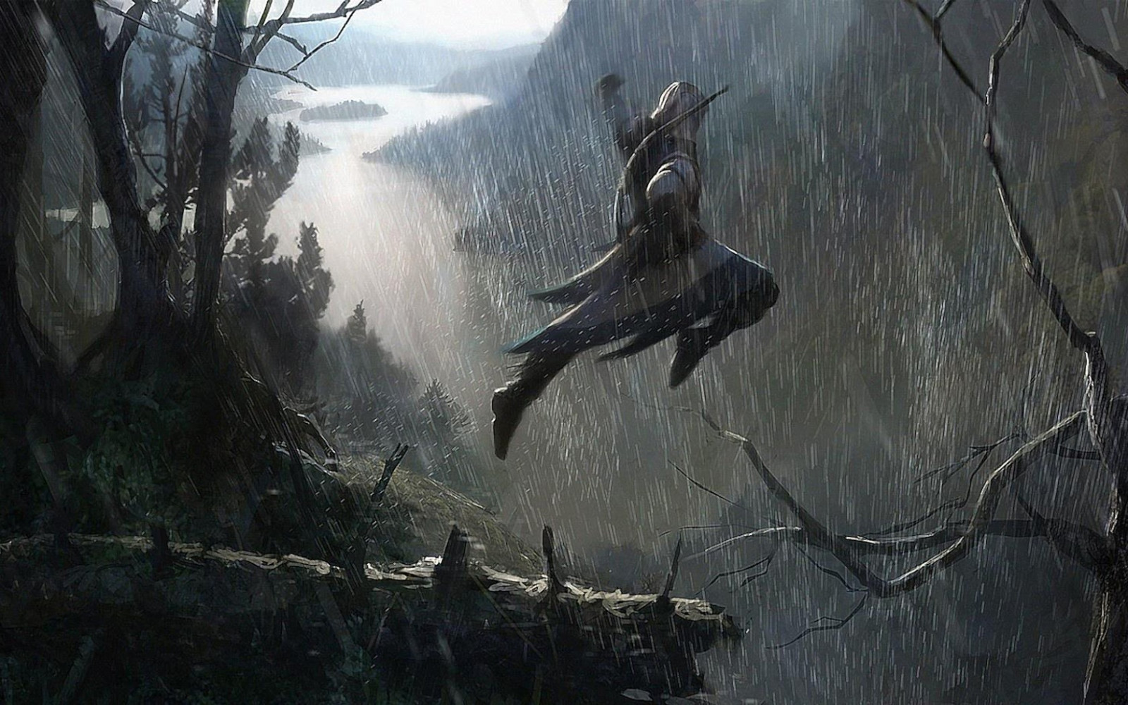 Connor Kenway, Snímek obrazovky, 1680x1050 px, Assassins Creed 3