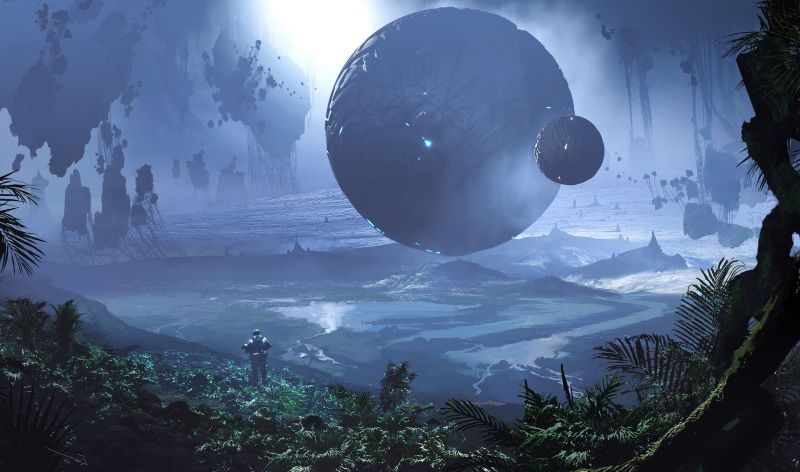 1920x1135 px, artwork, fantasy art, digital art, Jungles, planet 1920x1135 px, artwork, fantasy art, digital art, Jungles, planet