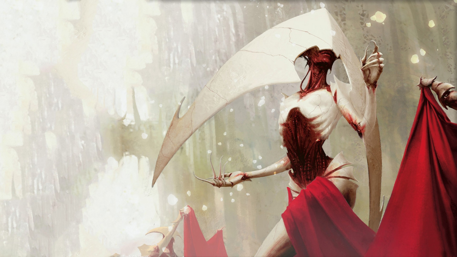 rouge, Magic The Gathering, Elesh Norn, la mariée