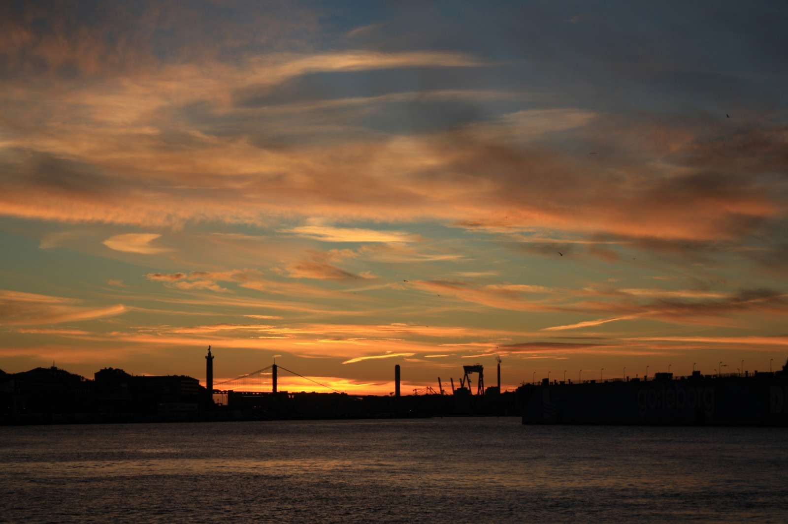Wallpaper : sunset, oktober, skyline, clouds, goteborg, october, Sweden ...
