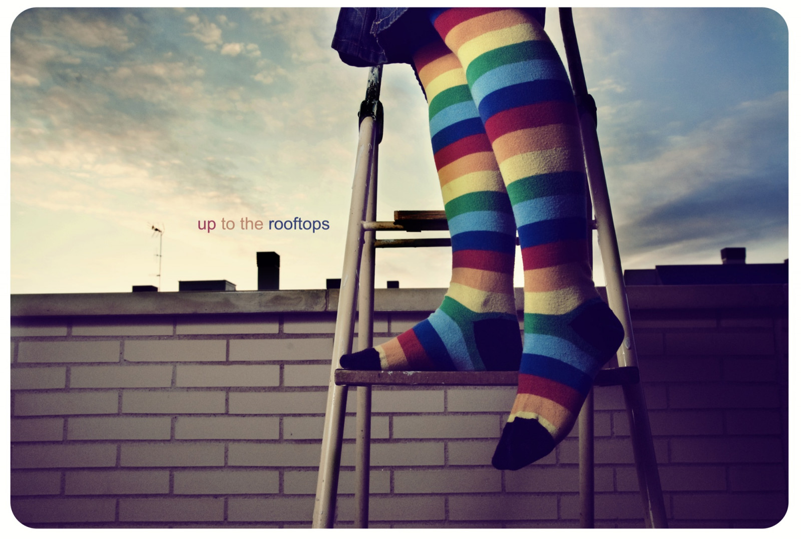 nebe, ponožky, nachový, mraky, náměstí, střechy, pentax, duha, cielo, střechy, terasa, žebřík, 365, střevíc, Martinez, Escalera, Javier, Arcoiris, jmavedillo, avedillo, calcetines, K200