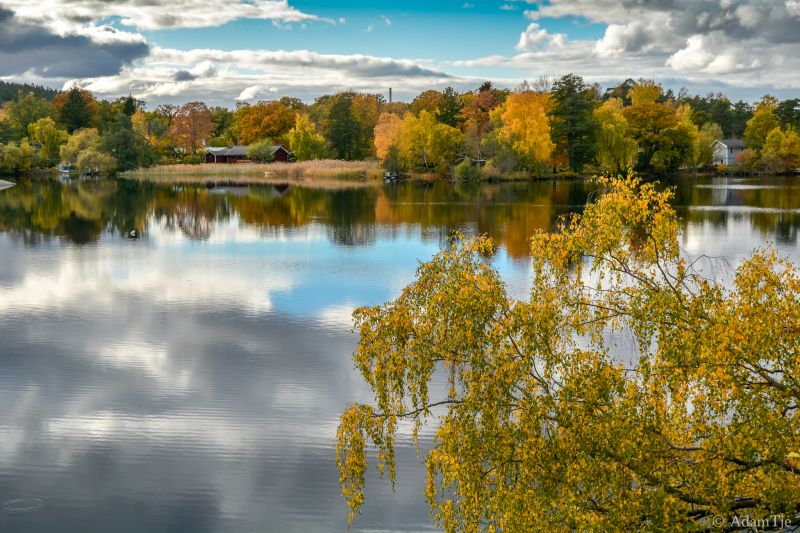 slunečnímu záření, krajina, jezero, voda, Příroda, odraz slunečnímu záření, krajina, jezero, voda, Příroda, odraz