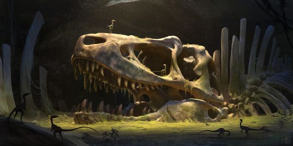 extinction,jaw,organism,dinosaur,bone,skull