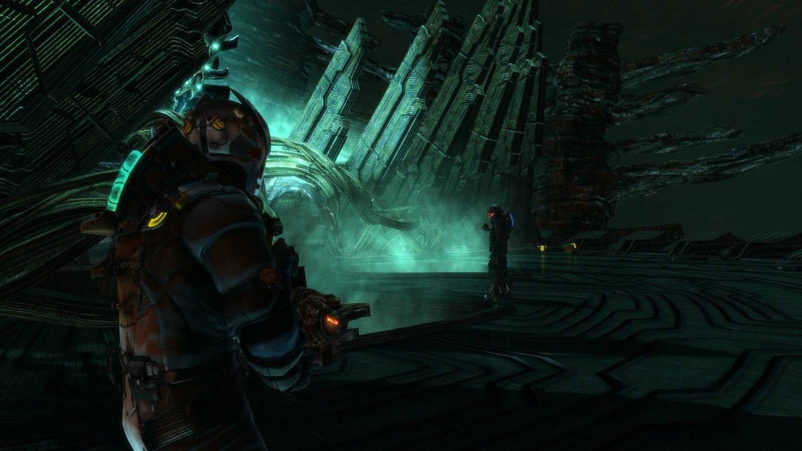Wallpaper video games, Dead Space, Isaac Clarke, midnight, ghost ship