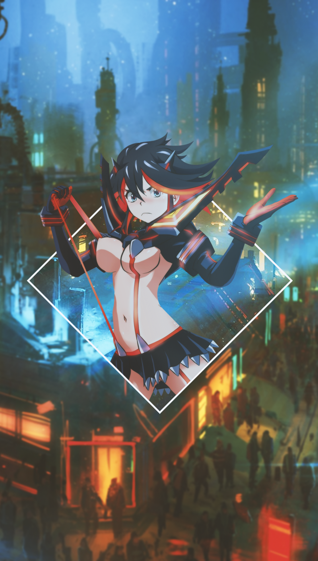 アニメの女の子, アニメ, picture in picture