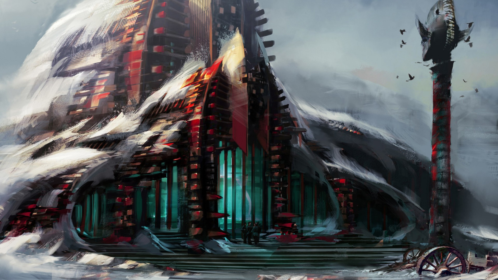 videohry, vozidlo, umělecká díla, Guild Wars 2, Snímek obrazovky, počítač tapeta, geologický fenomén