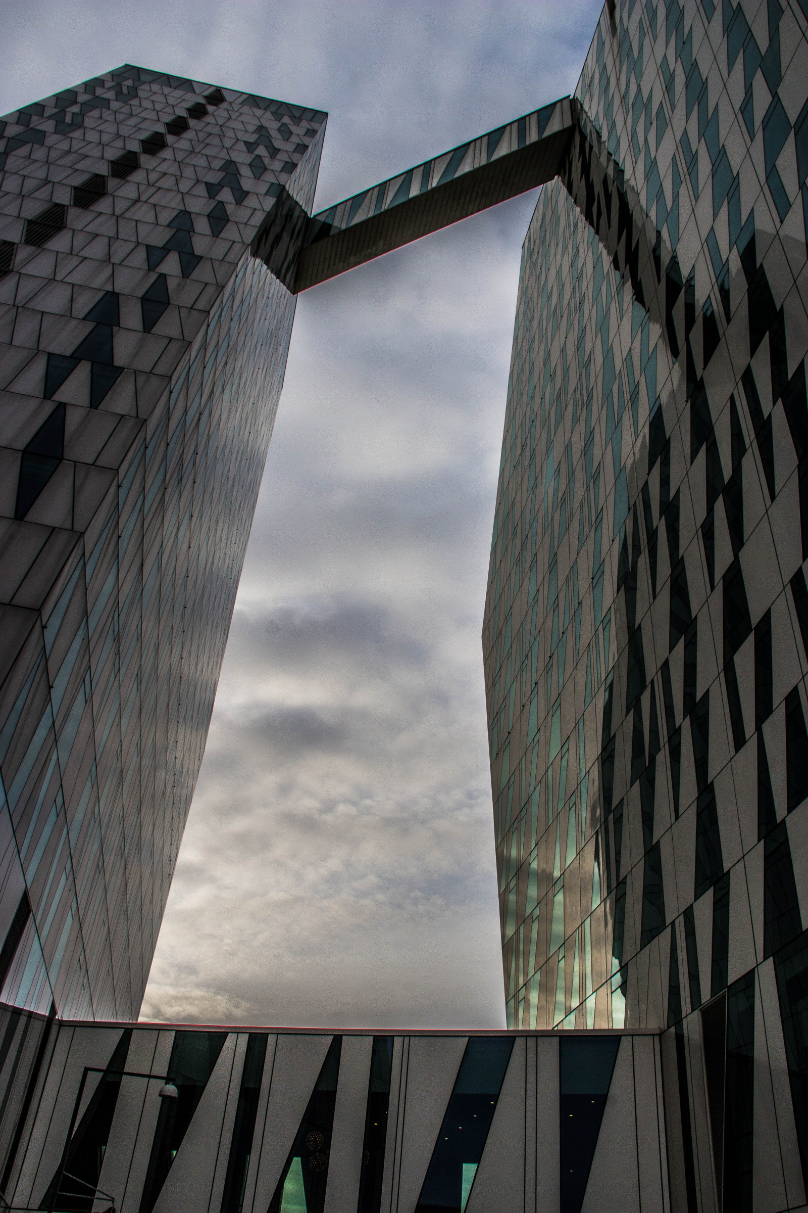 architektura, budova, odraz, symetrie, hotel, mrakodrap, modrý, Dánsko, Kodaň, architektura, byggnad, Danmark, k penhamn, é, bellasky, kopenhavn, mezník, fasáda, panelový dům