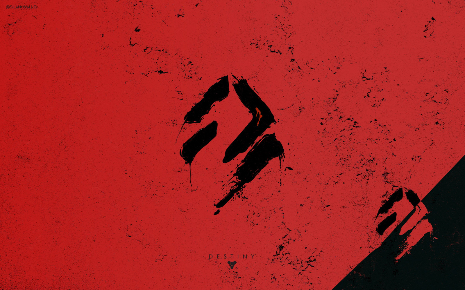 ilustrace, videohry, Červené, Osud videohry, textura, Wrath of the Machine, barva, tvar, čára, font