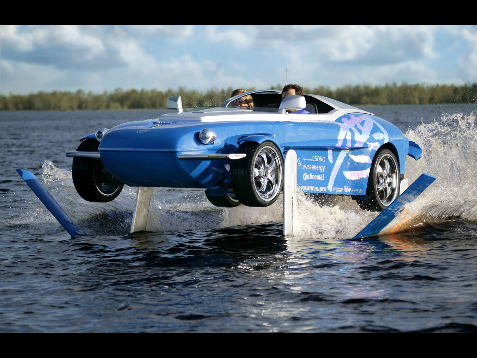 รถ, ยานพาหนะ, netcarshow, netcar, ภาพรถยนต์, ภาพรถ, 2008, Rinspeed, แนวคิด Splash, มอเตอร์สปอร์ต, การออกแบบยานยนต์