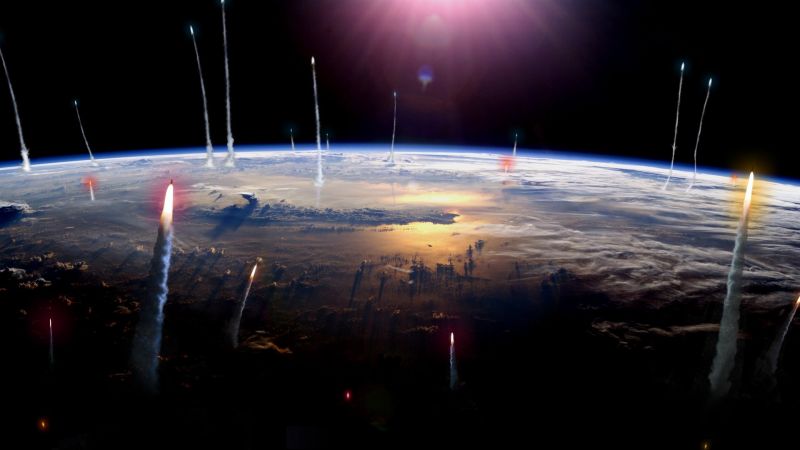 nacht, planeet, ruimte, reflectie, Aarde, Science fiction nacht, planeet, ruimte, reflectie, Aarde, Science fiction