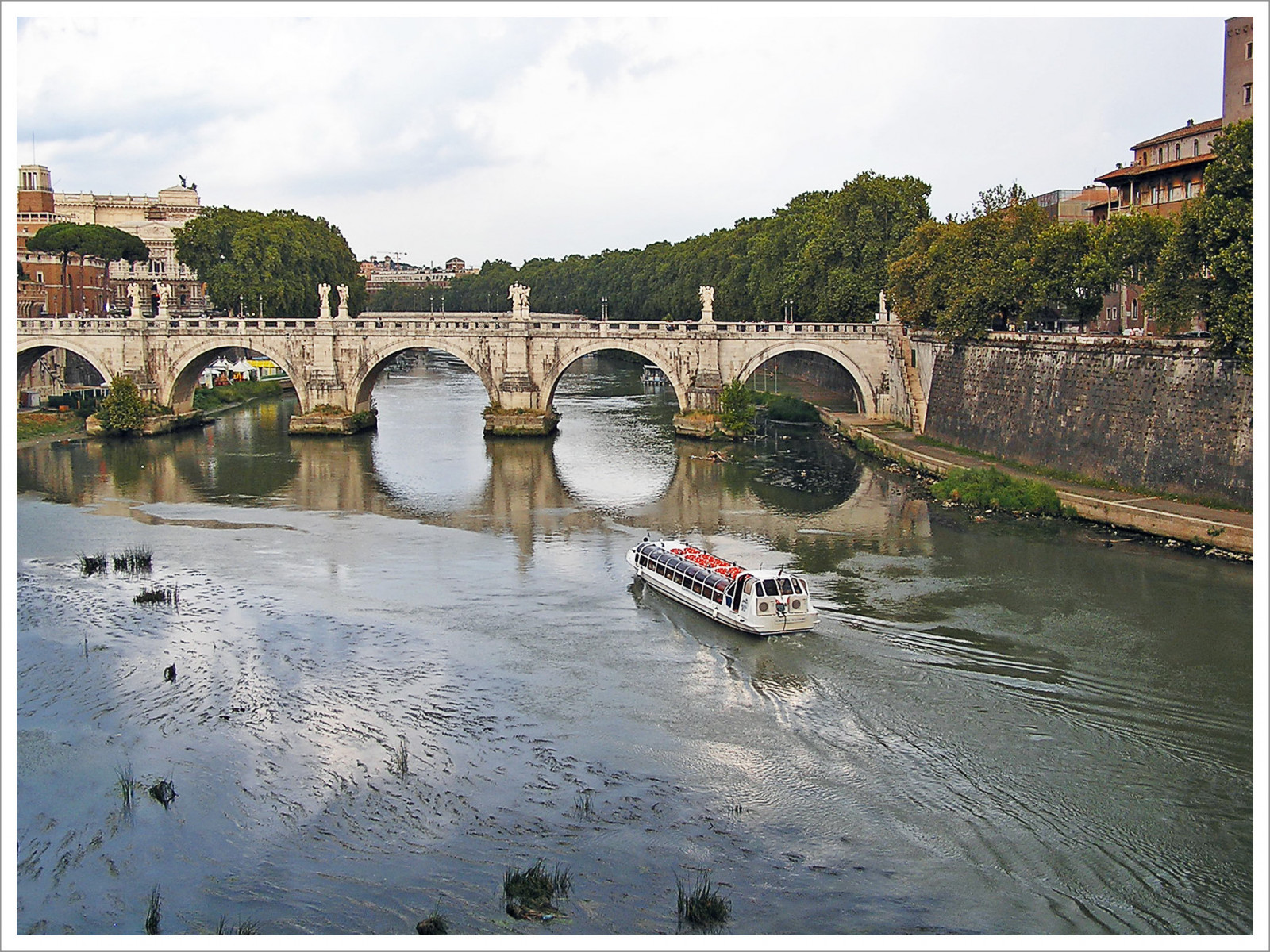 město, most, Itálie, Řím, roma, voda, řeka, wasser, Evropa, loď, Stadt, Tiber, Brücke, Fluss, rom, Schiff, Soe, Béžová, flickrific, golddragon, anawesomeshot, diamondclassphotographer, overtheexcellence, theperfectphotographer, goldstaraward, anticando, vosplusbellesphotos