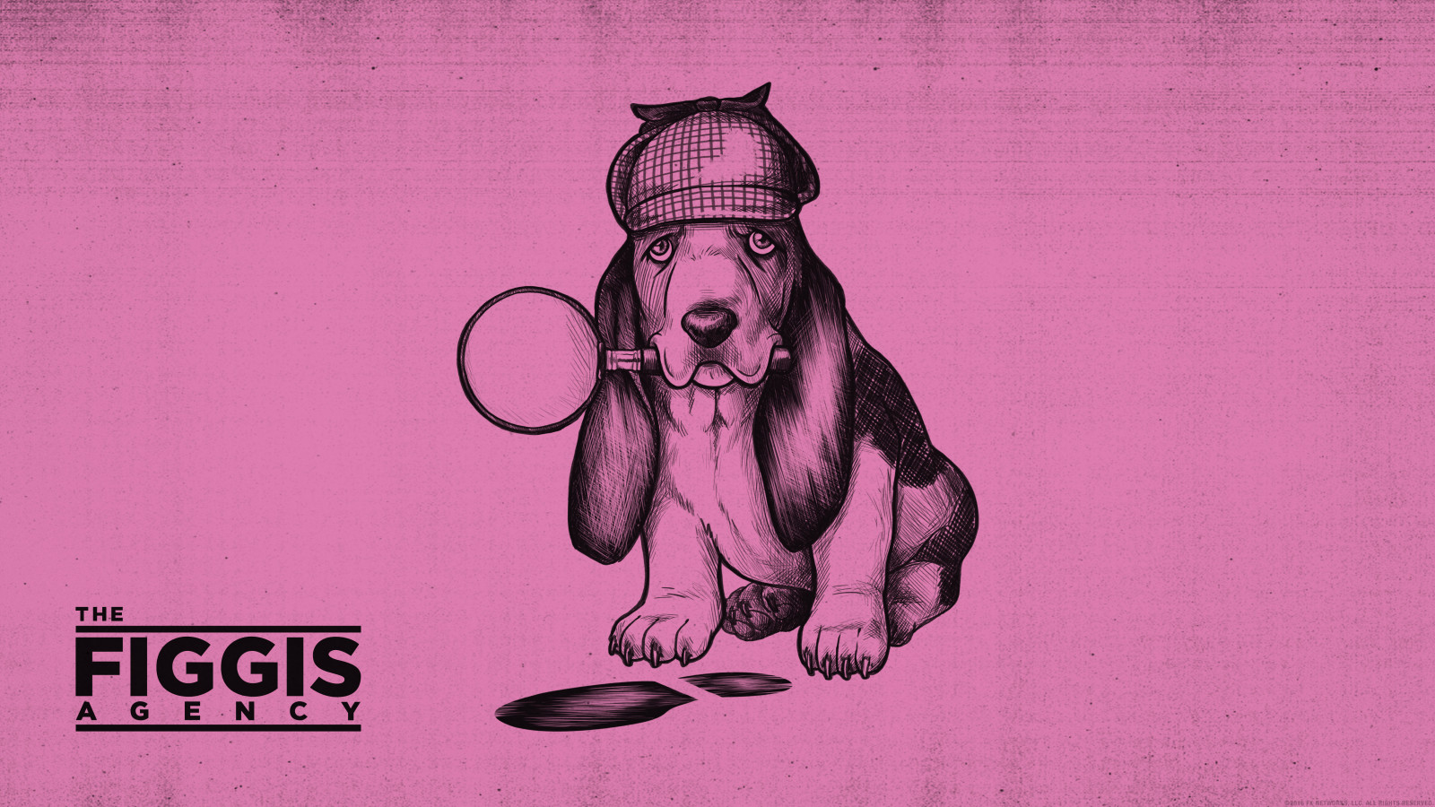 Wallpaper Archer TV show, dog, magnifying glass, magnifying glasses