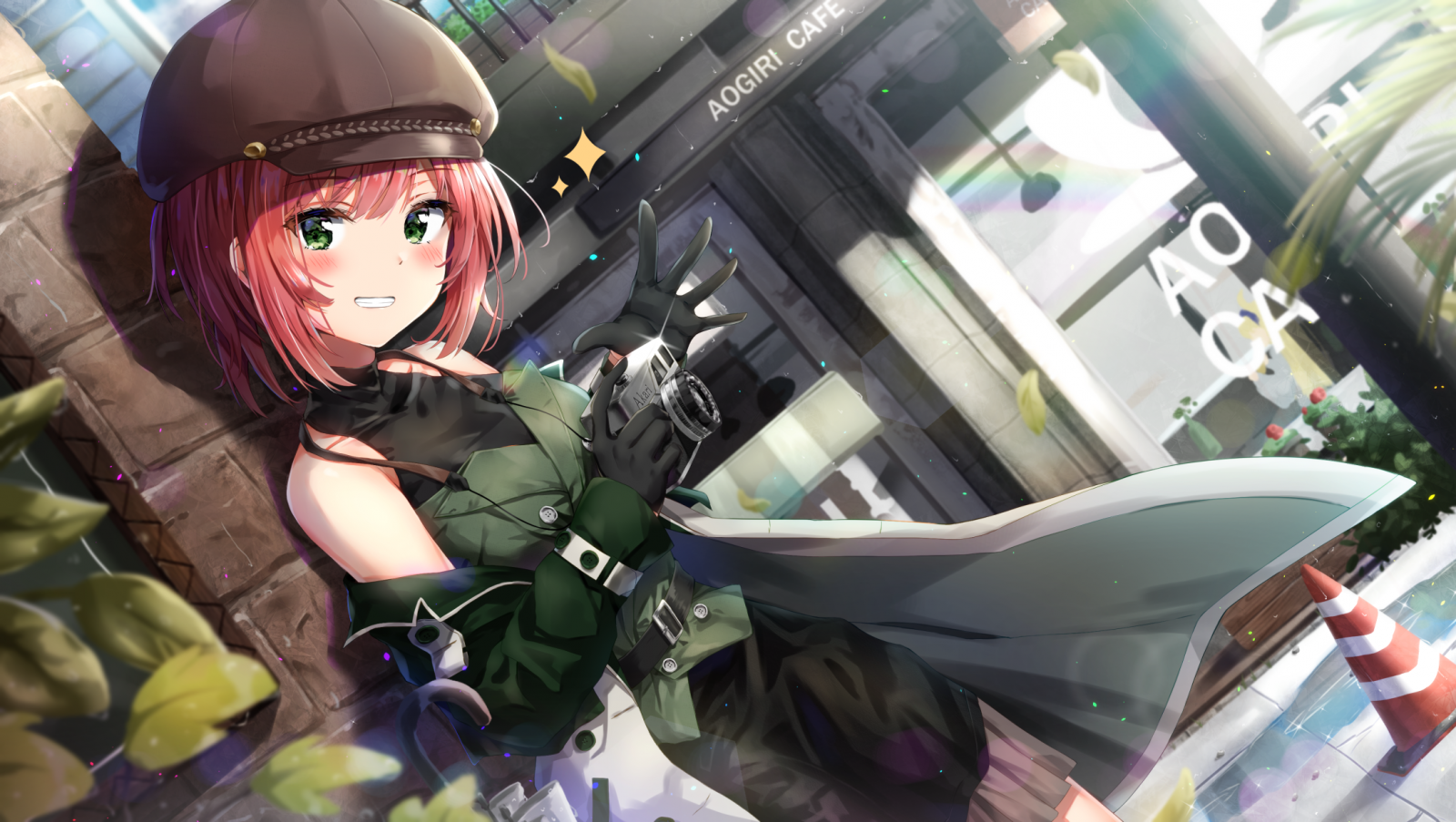 anime, gadis anime, seni digital, karya seni, 2D, potret