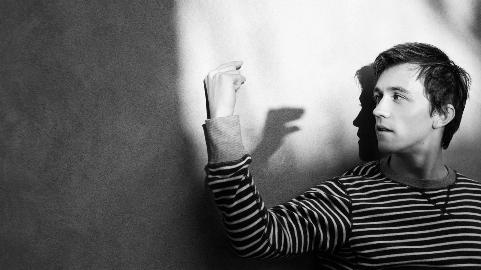 Wallpaper : sondre lerche, shadow, light, look, face 1920x1080