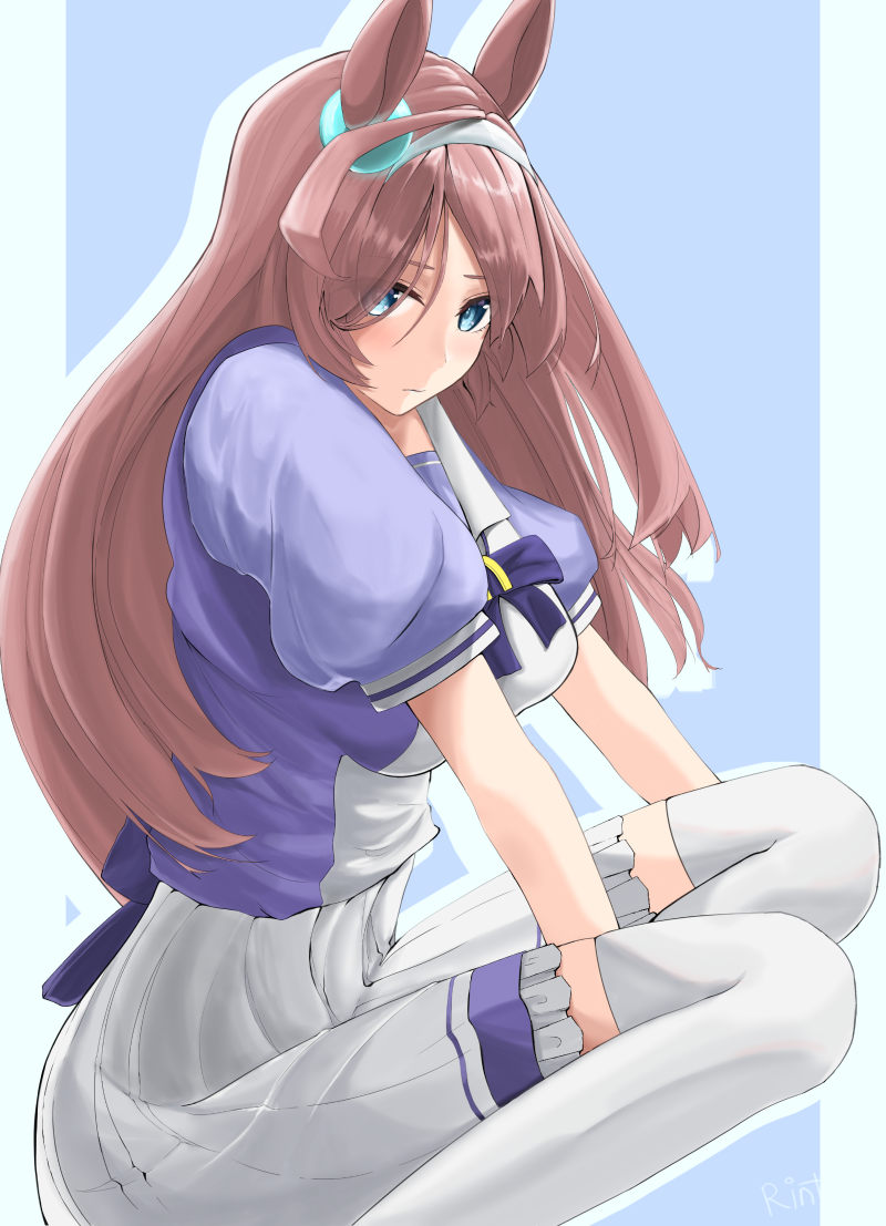 anime,anime girls,Uma Musume Pretty Derby,horse girls,animal ears,Mihono Bourbon Uma Musume