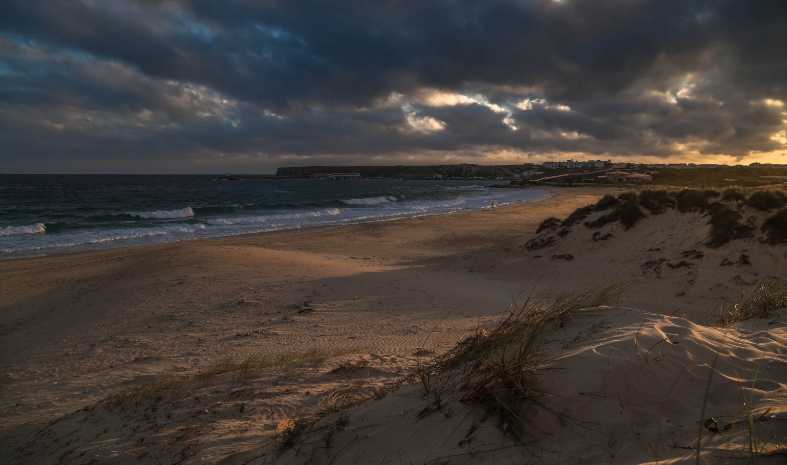 luce del sole, tramonto, mare, baia, roccia, puntellare, sabbia, riflessione, cielo, nuvole, spiaggia, Alba, sera, mattina, costa, Sole, orizzonte, mantellina, crepuscolo, Portogallo, atlantico, nube, alba, oceano, onda, Materiale, corpo d'acqua, vento onda, Algarve