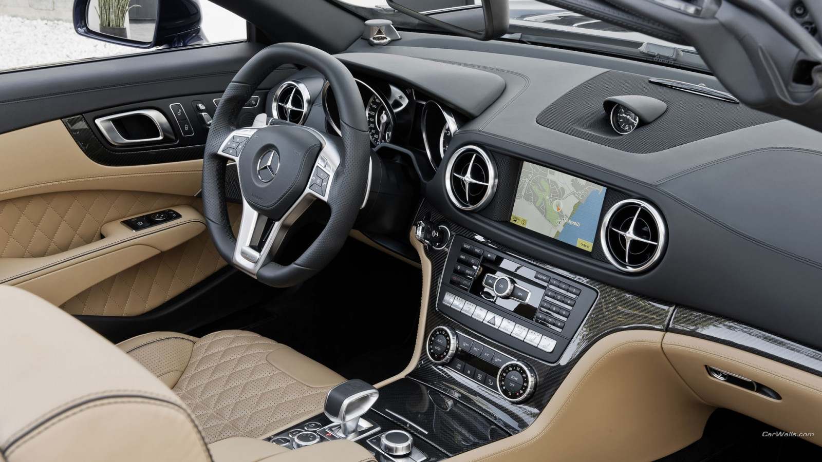 Wallpaper : car interior, Mercedes Benz, sports car, Convertible ...