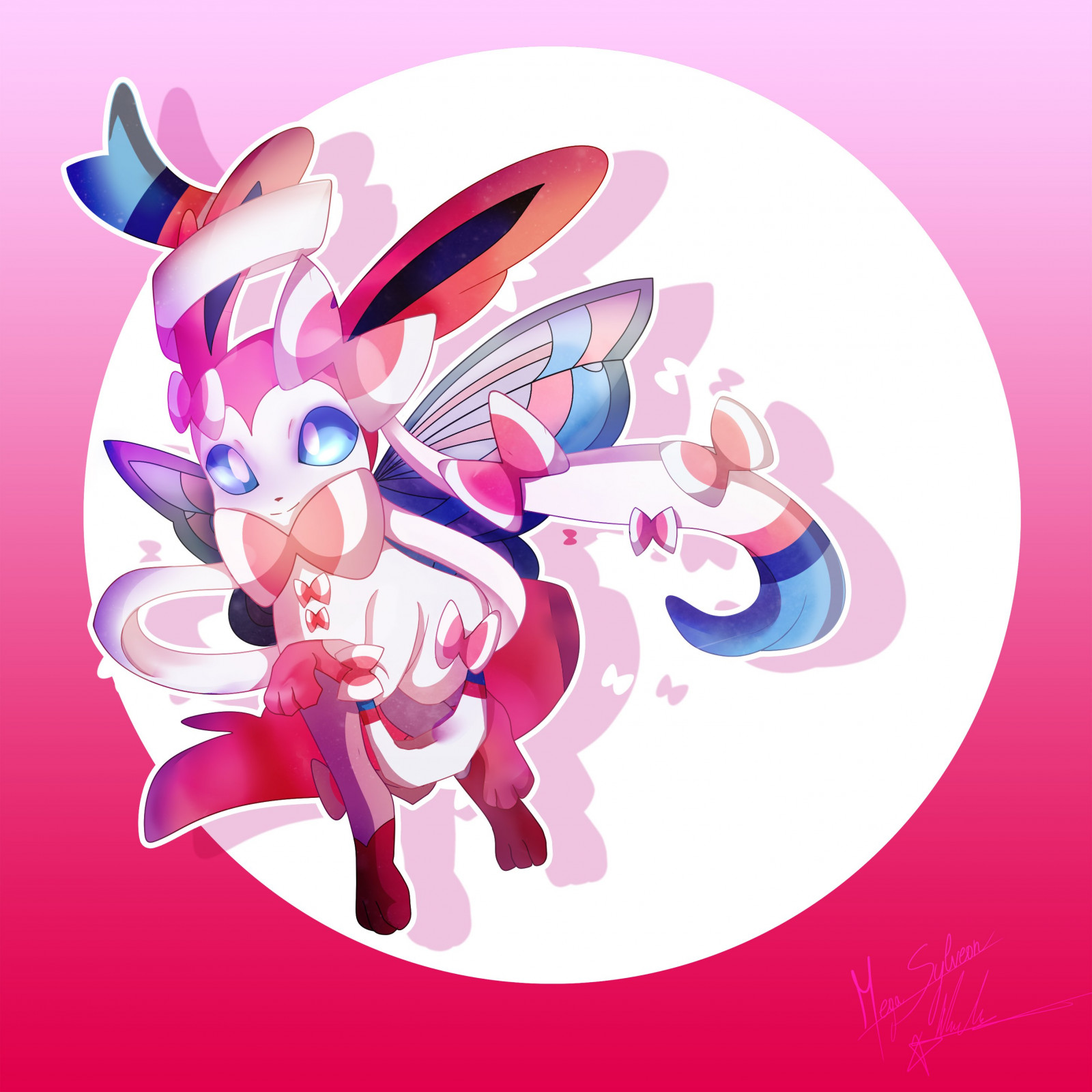 2903x2903 px, eeveelution, pokemon, Sylveon