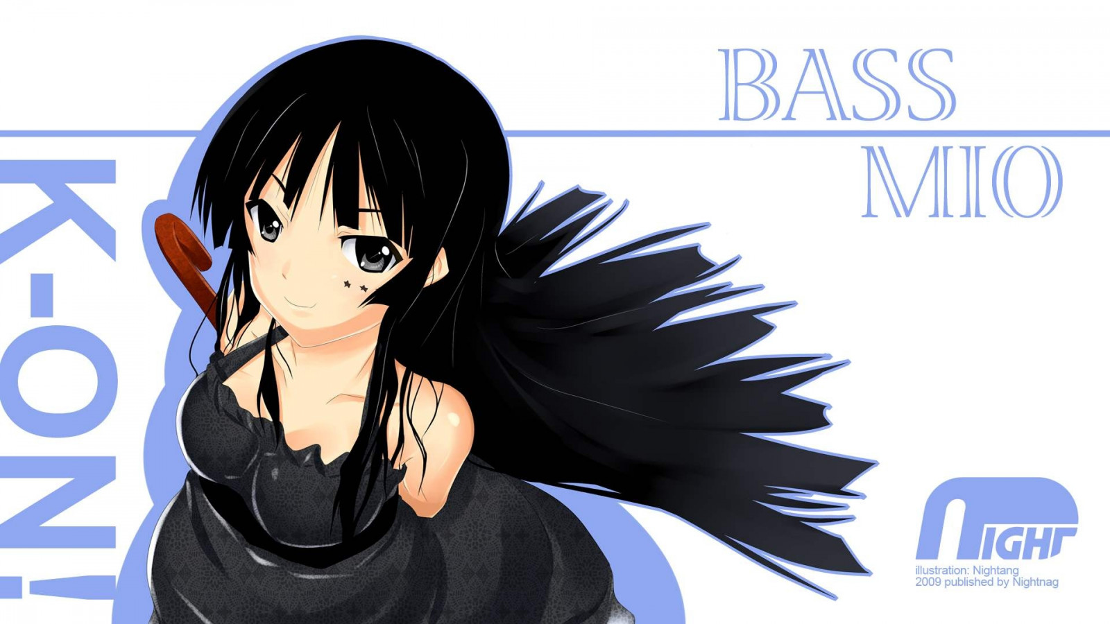 Mio bass, Mädchen, Brünette, Lächeln