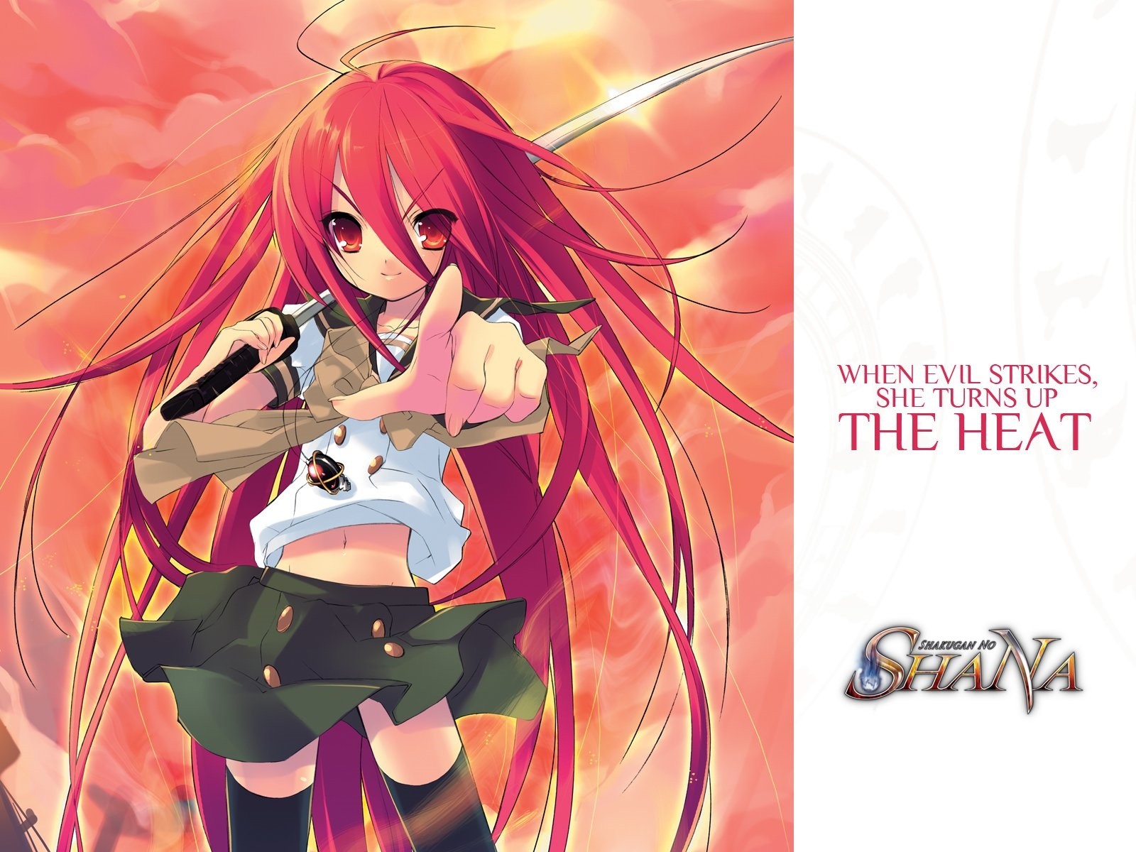 ilustrace, anime, anime dívky, kreslená pohádka, Shakugan no Shana, Shana, Alastor Shakugan no Shana, mangaka