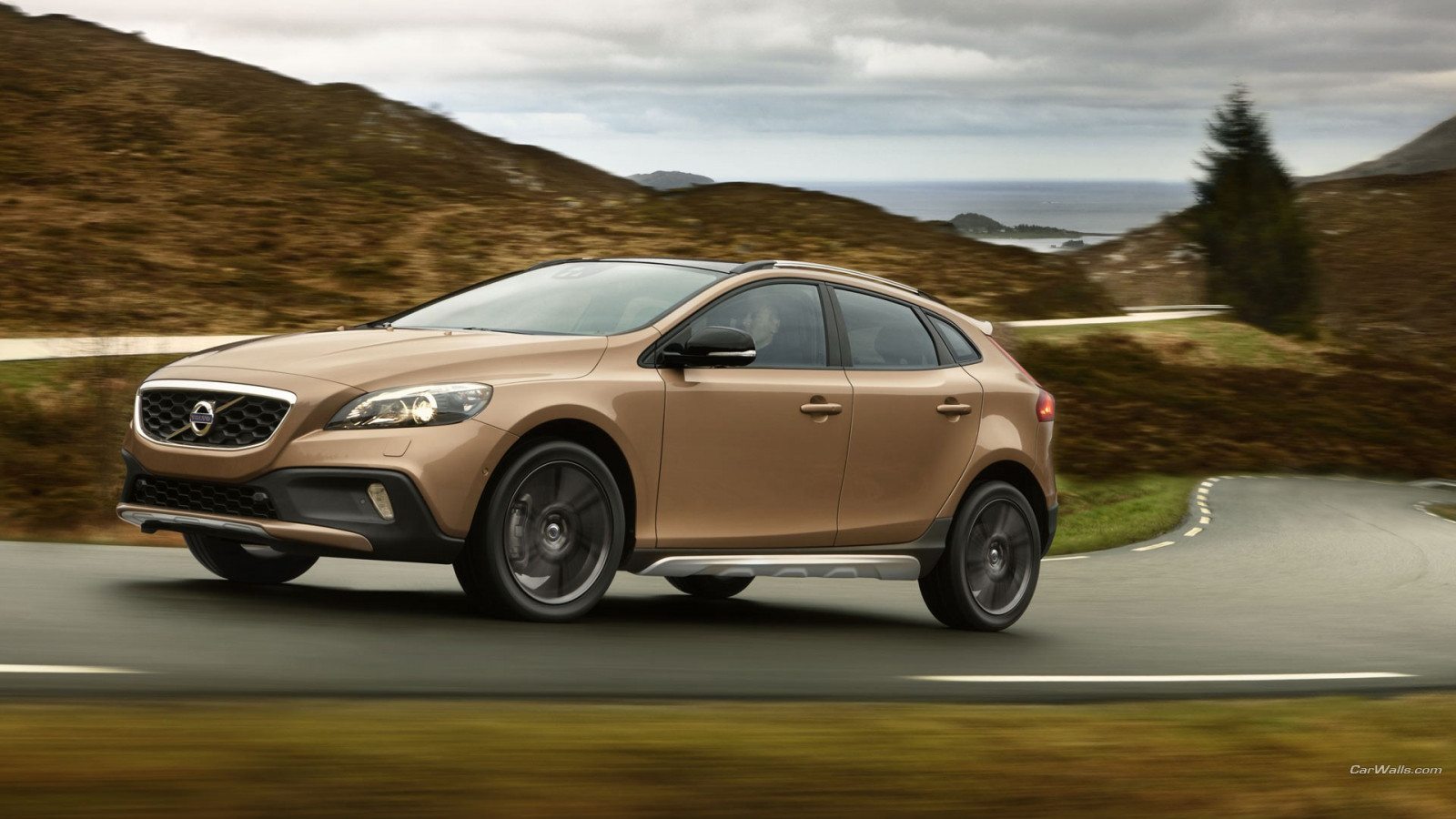 1920x1080 px, автомобиль, Volvo V40