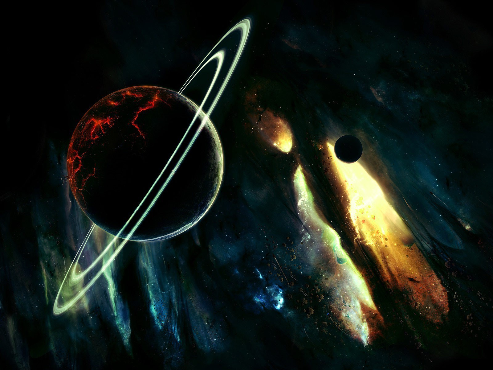 1600x1200 px, kunstverk, plass art, univers