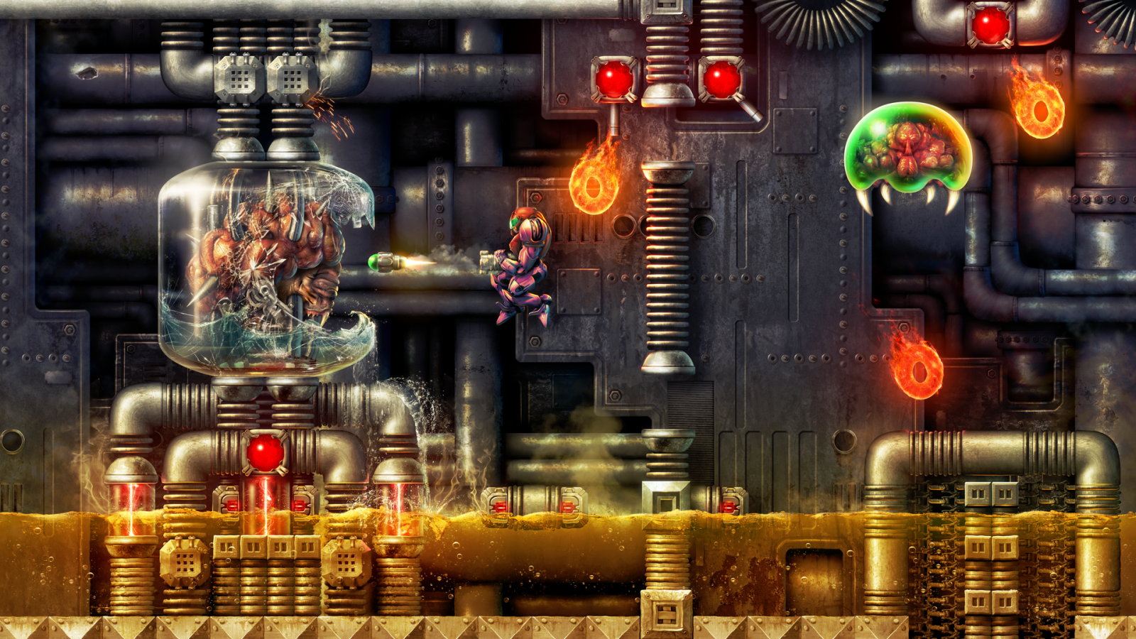 Wallpaper : Samus Aran, super Metroid, metroidvania, pertandingan ...