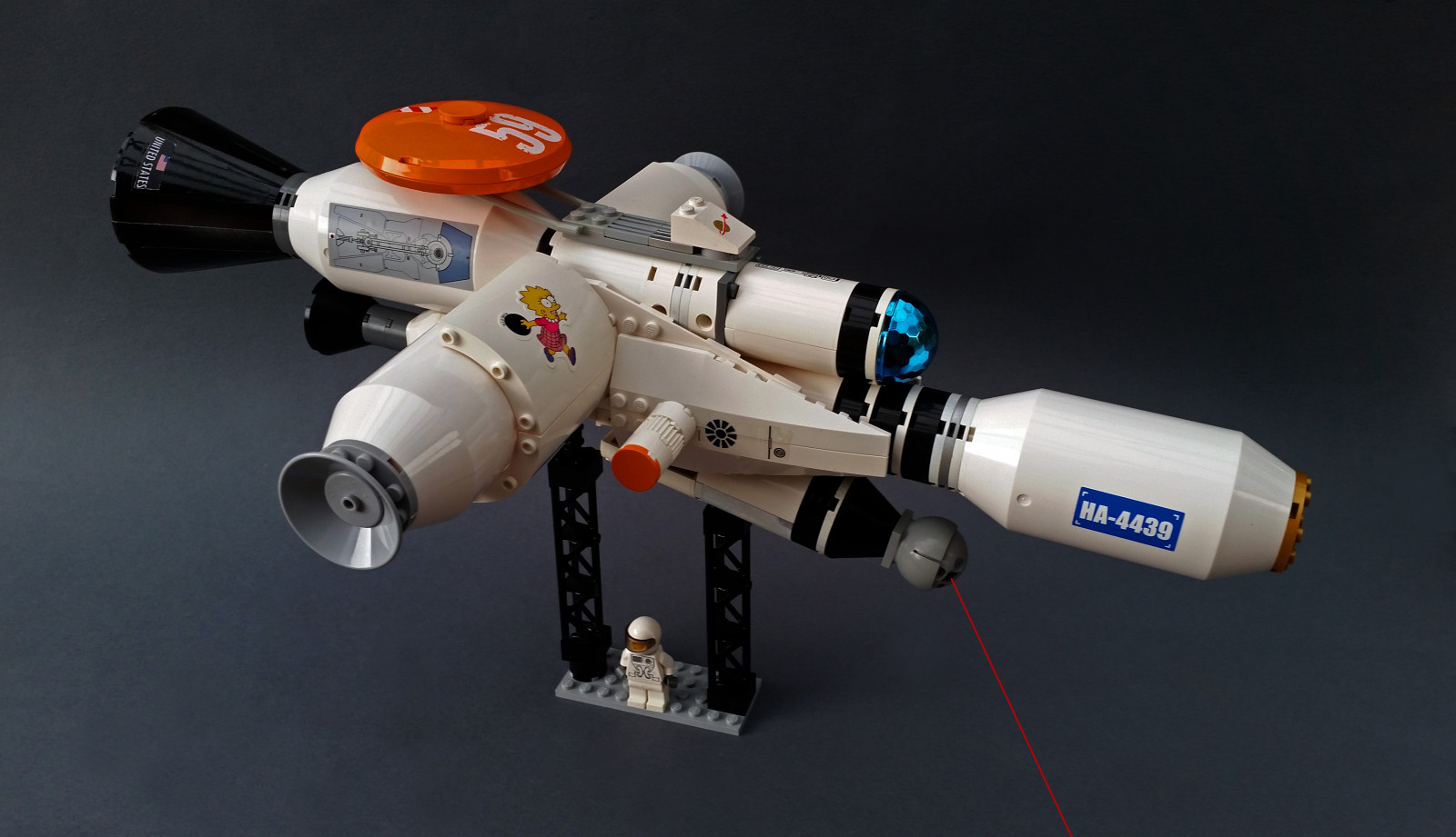 kosmická loď, stroj, prostor, technika, product design