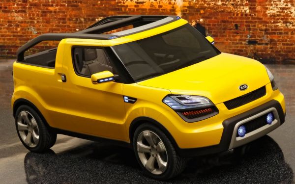 car,vehicle,Kia,Concept,yellow,land vehicle
