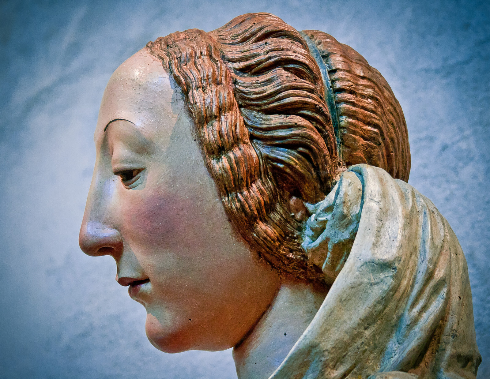 Wallpaper face, temple, portrait, city, statue, museum, medieval
