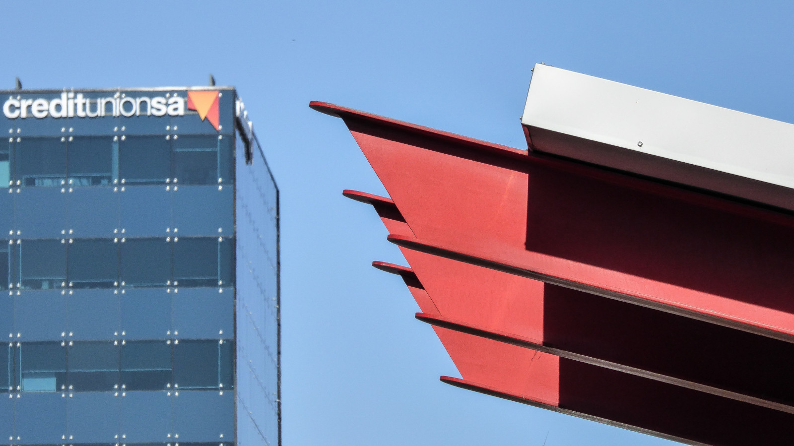 modrý, střecha, stín, Červené, nebe, oranžový, horký, sklenka, kov, logo, lumix, den, Průhledná, Adelaide, Sa, veranda, úhlový, družstevní záložna, theen, monilith