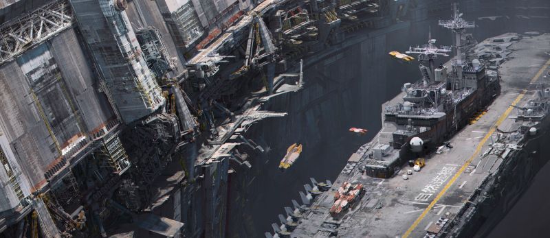 digitální umění, ArtStation, sci-fi, futuristický digitální umění, ArtStation, sci-fi, futuristický