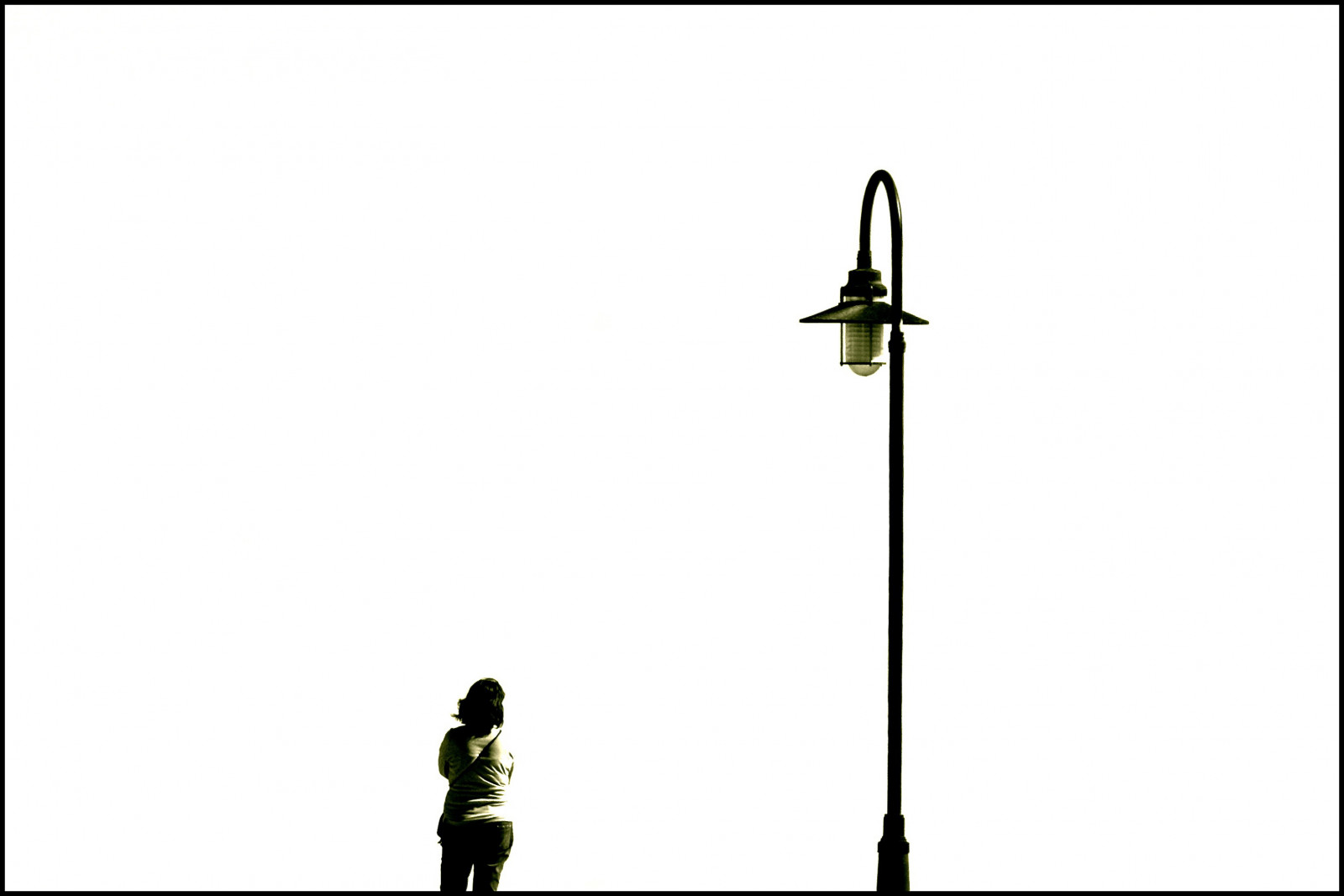 minimalismus, osvětlení, čára, minimální, složení, tonif