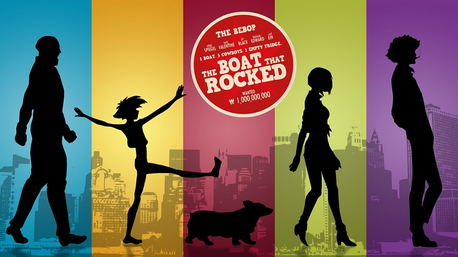 ilustrace, silueta, grafický design, plakát, značka, Cowboy Bebop, Faye Valentine, UMĚNÍ, barva, design, reklamní, font, kryt alba